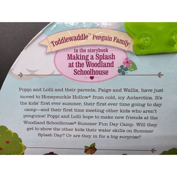 Lil Woodzeez Toddlewaddle Penguin Family Set With Storybook - Picture 5 of 7